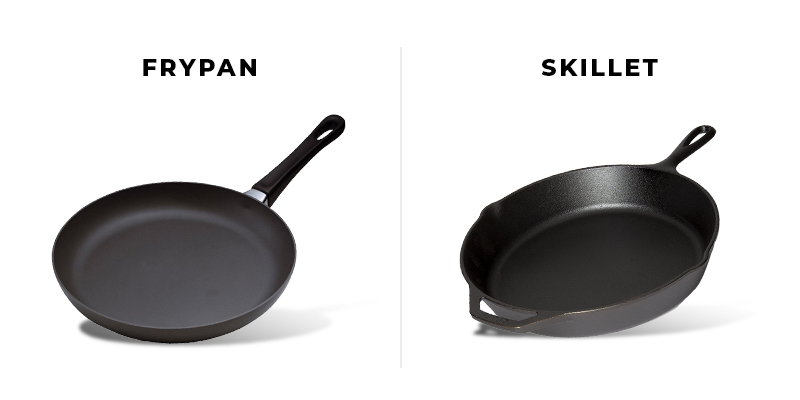 What's The Difference: Frying Pan Vs. Skillet