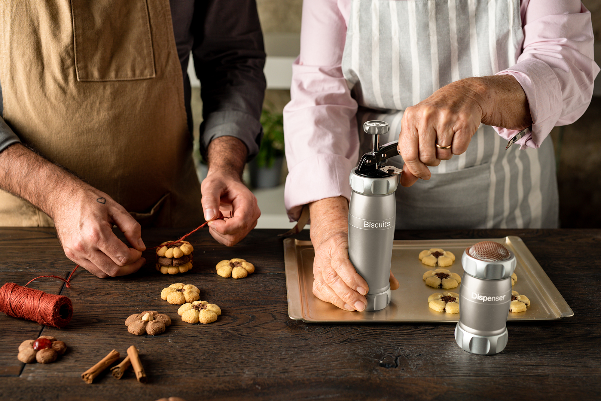 Marcato Biscuit Maker Classic Silver